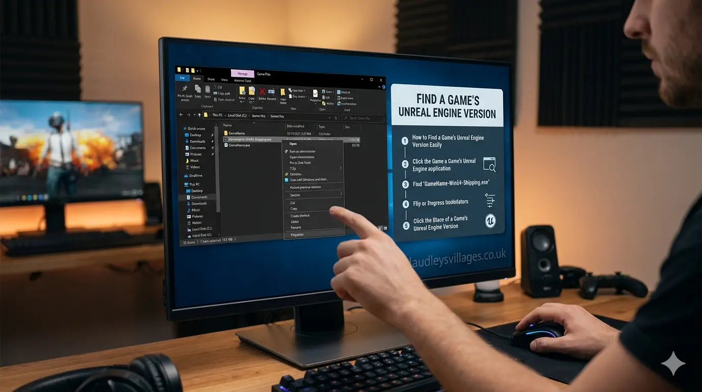 find a game's unreal engine version