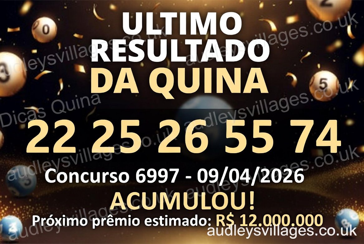 ultimo resultado da quina
