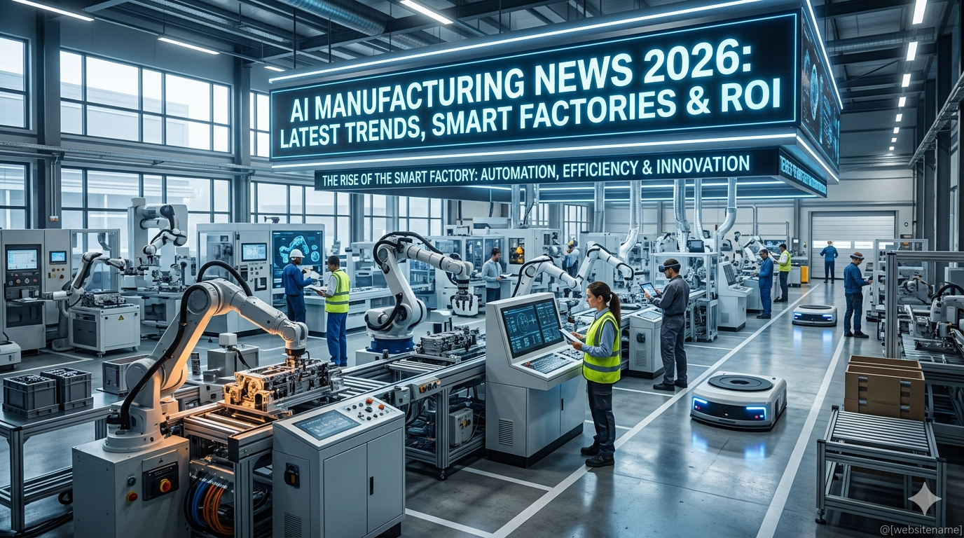 AI Manufacturing News 2026: Latest Trends, Smart Factories & ROI