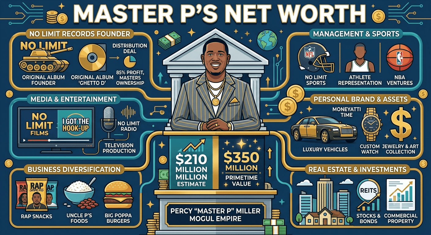 Master P Net Worth: How the No Limit Mogul Built His Fortune